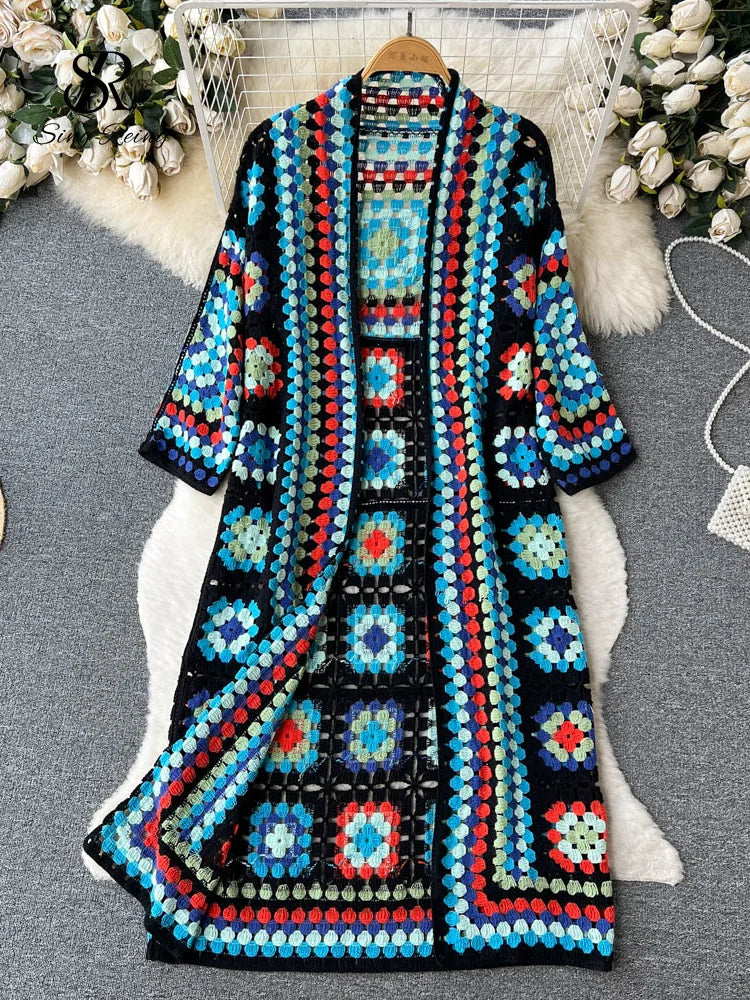 Vintage Bloom Floral Knit Cardigan