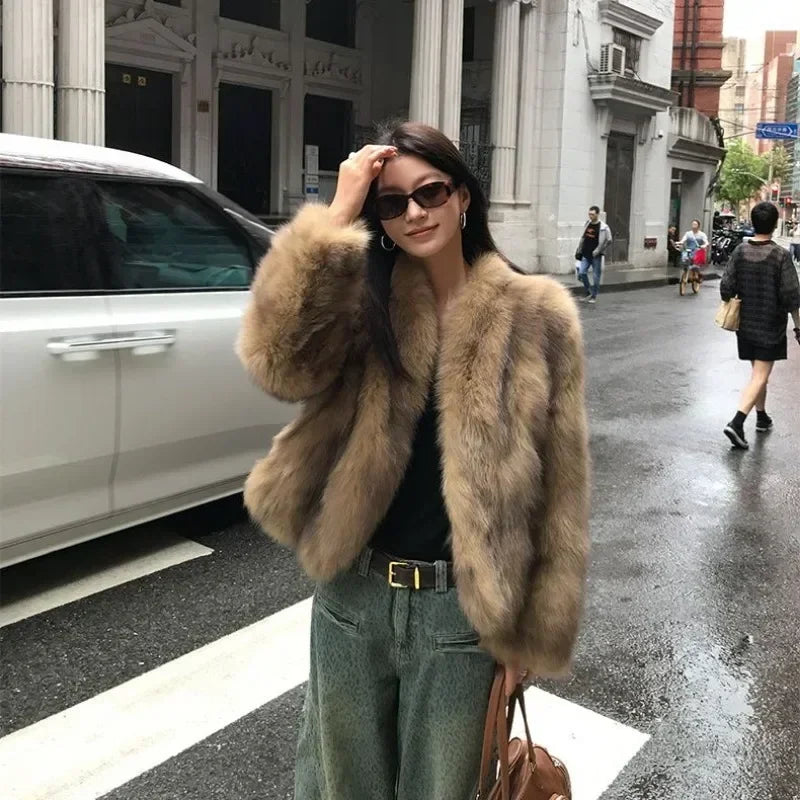 Women’s Short Fur Jacket