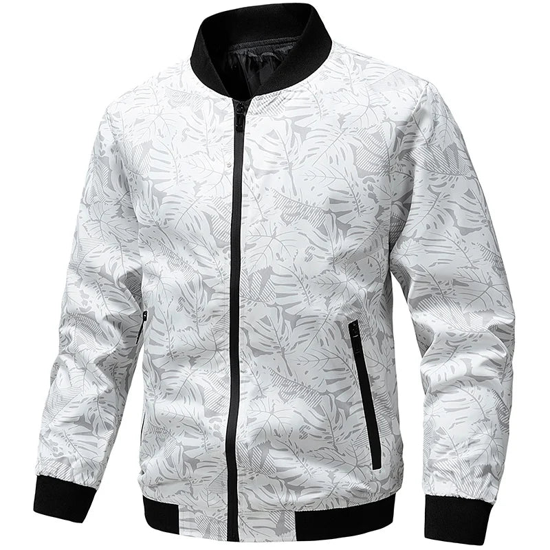 Camouflage Edge Slim Fit Jacket Men