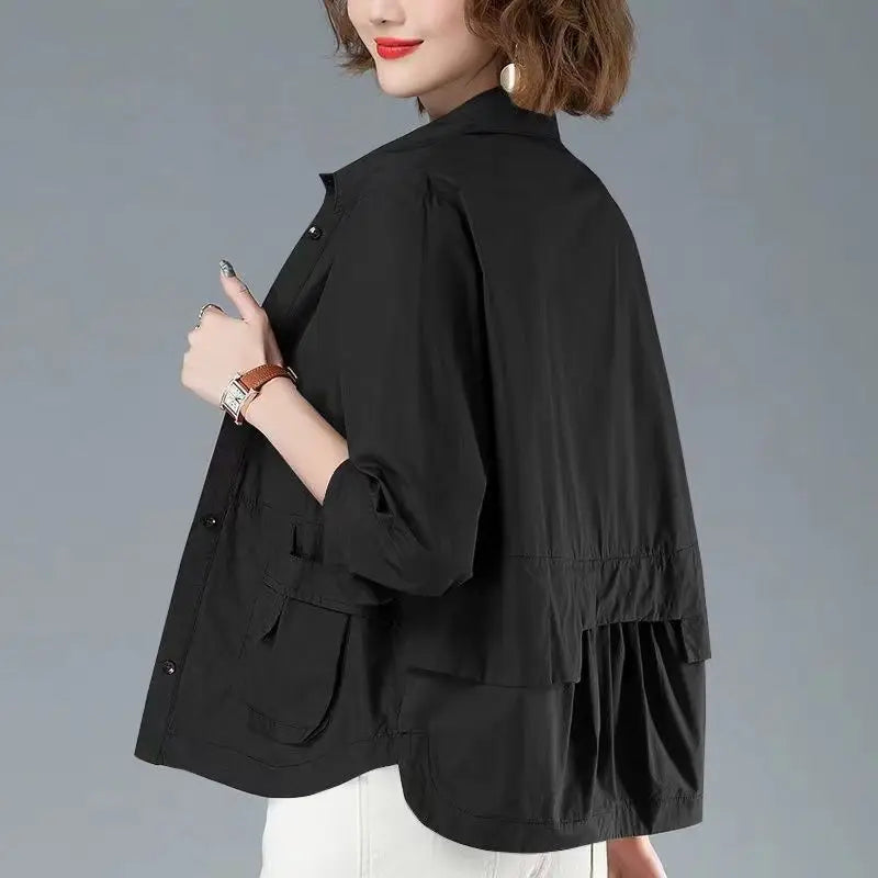 Single-Breasted Casual Jacket