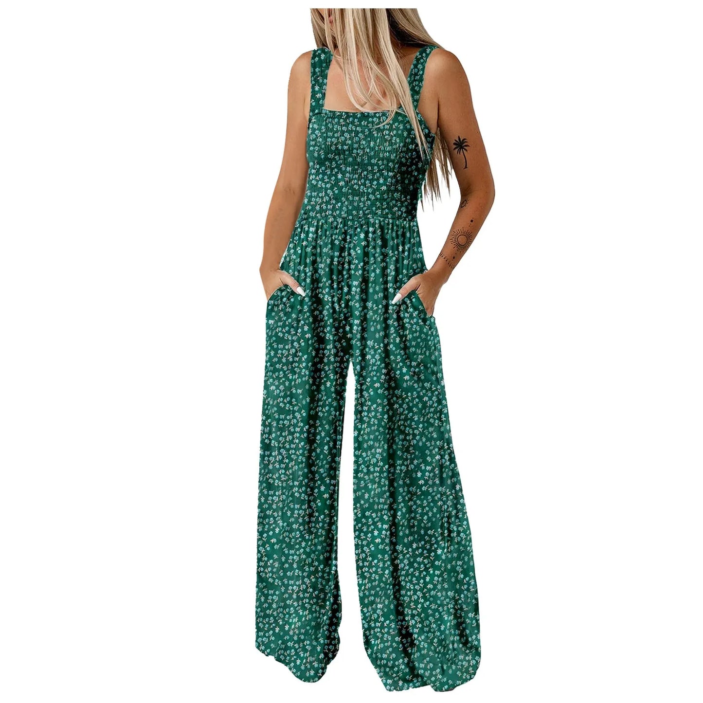 Boho Breeze Wide-Leg Jumpsuit