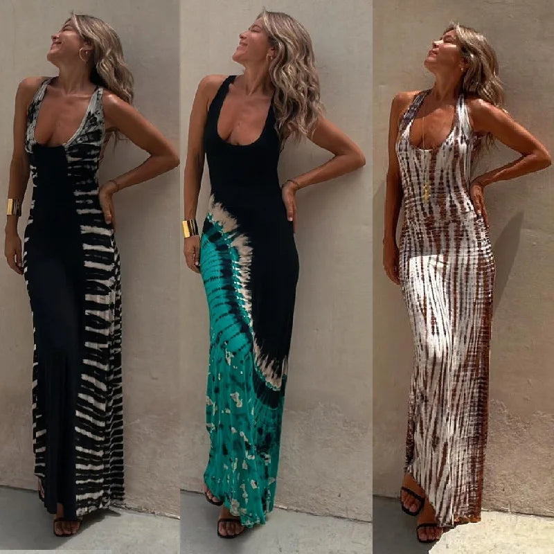 Lace Whisper Printed Spring Dress