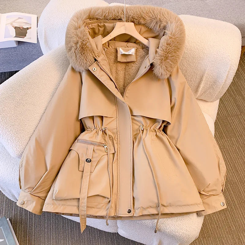 Fleece Lined Puffer Parka