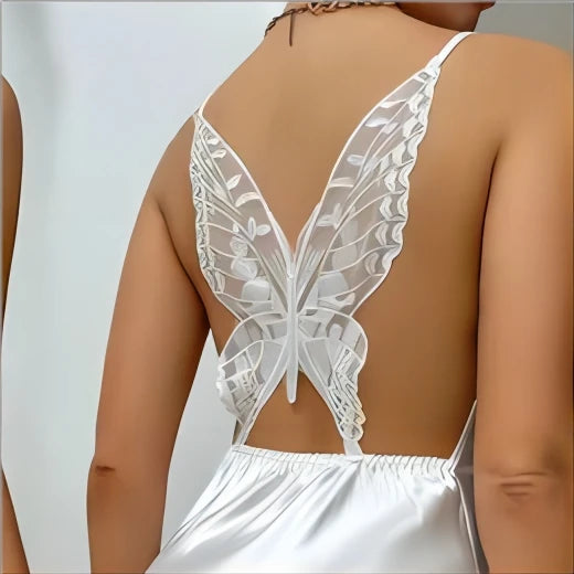 Dreamy Stitch Backless Nightdress