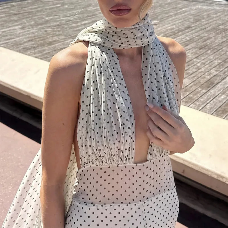 Vintage Charm Polka Dot Dress
