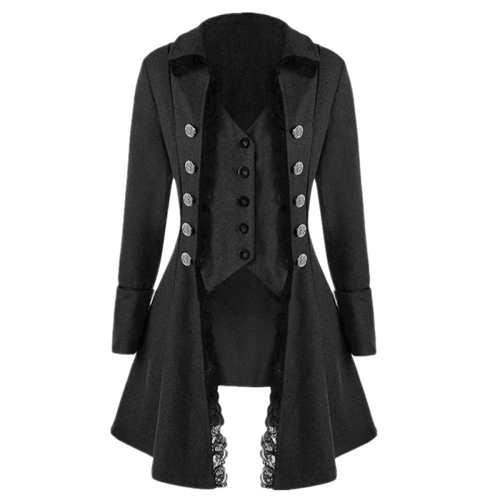 Regal Dusk Gothic Tailcoat