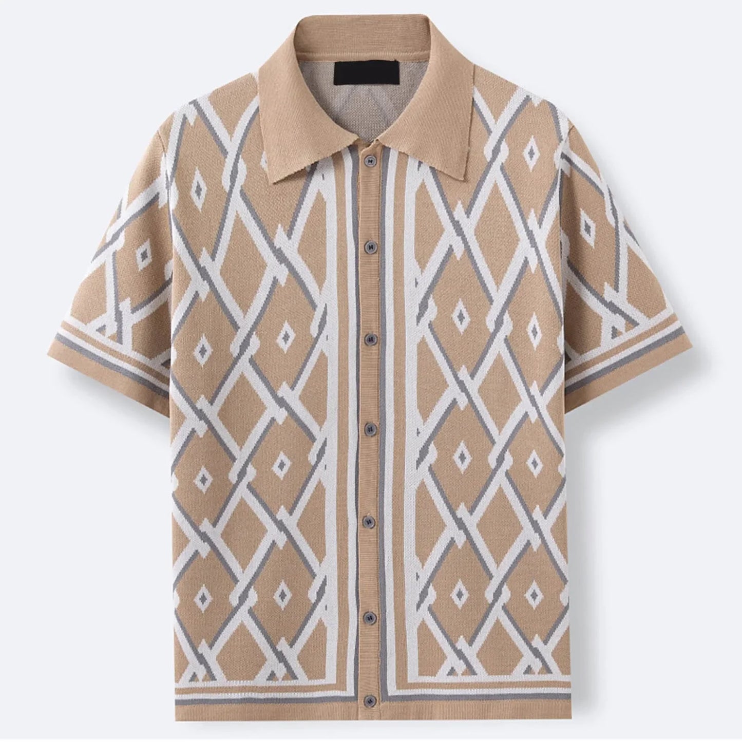 Retro Breeze Silk Longline Shirt