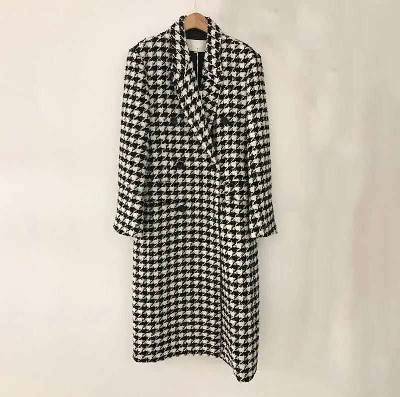 Heritage Check Woolen Overcoat