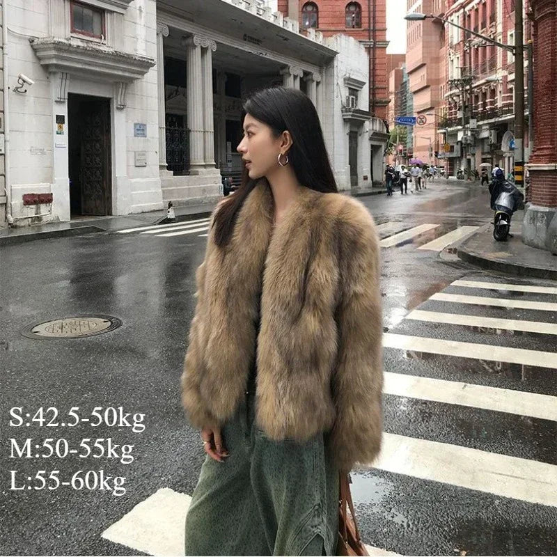 Women’s Short Fur Jacket