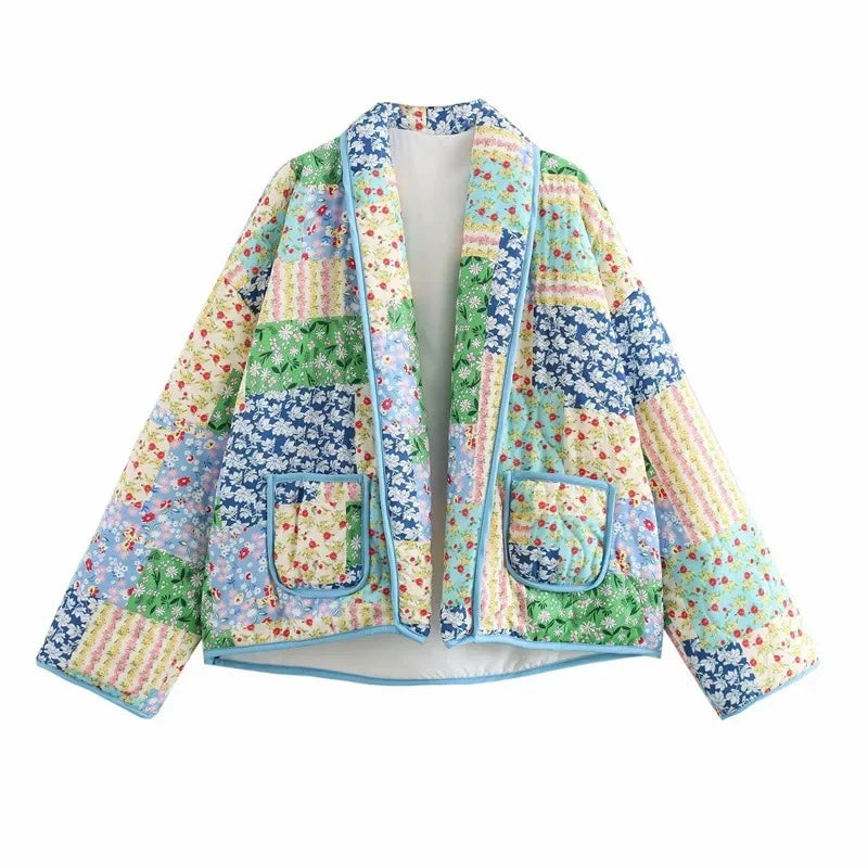 Breeze Flow Cotton Open Jacket Rich Allure