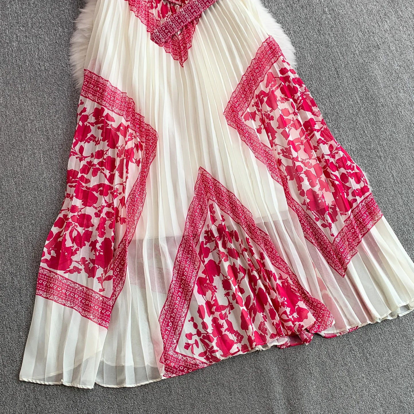 Retro Grace High Waist Midi Dress