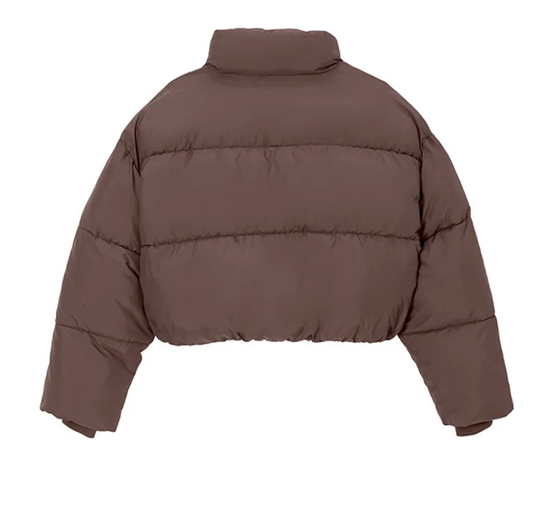 Snow Petal Short Padded Winter Jacket