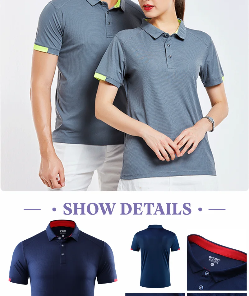 Swift Dry Lapel Polo Fitness Shirt