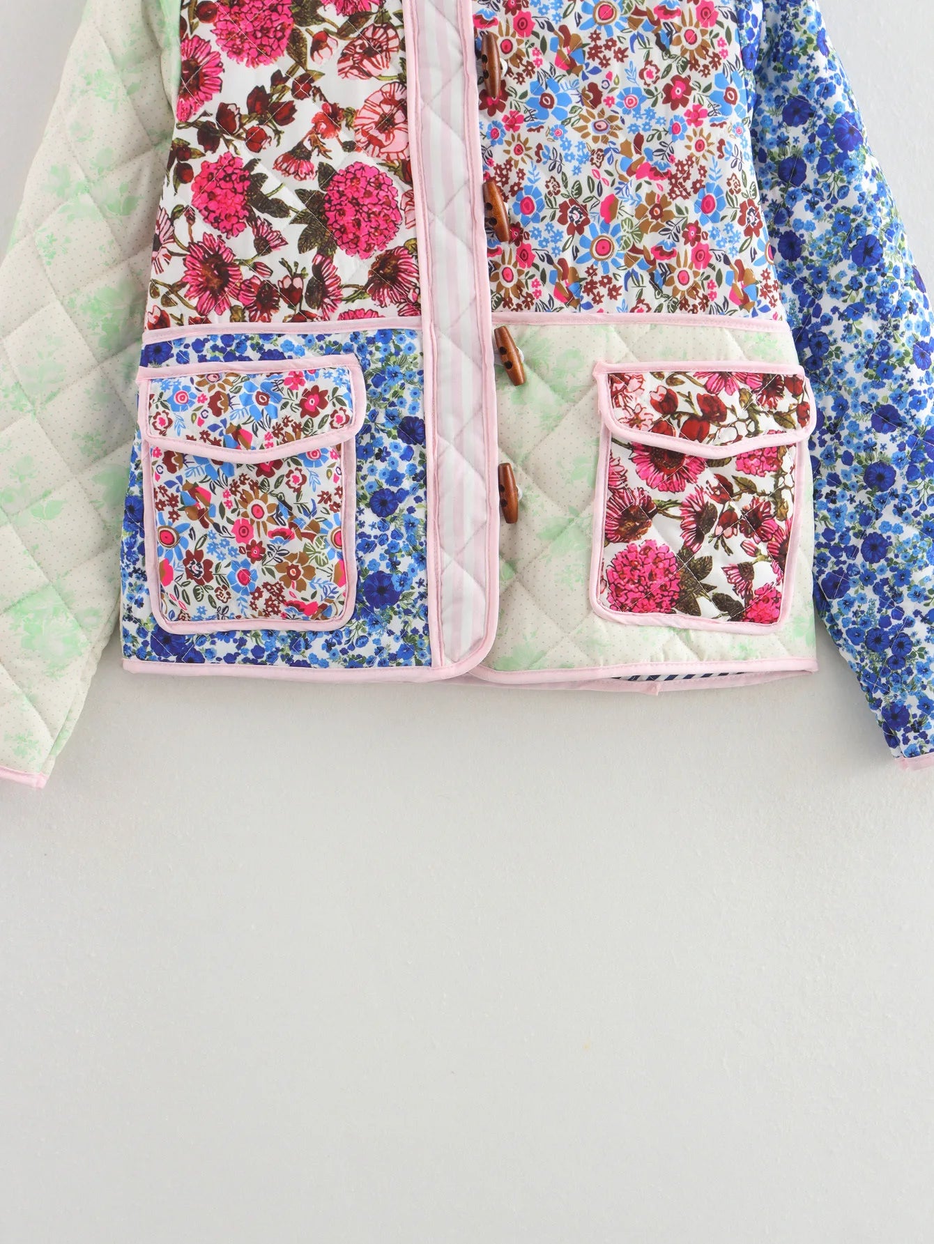 Blossom Muse Patchwork Cotton Jacket