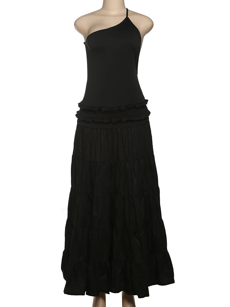 Enchanted Grace One-Shoulder Maxi Dress