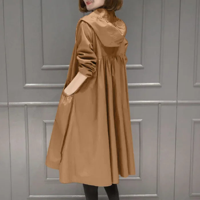 Hooded Slim Fit Trench