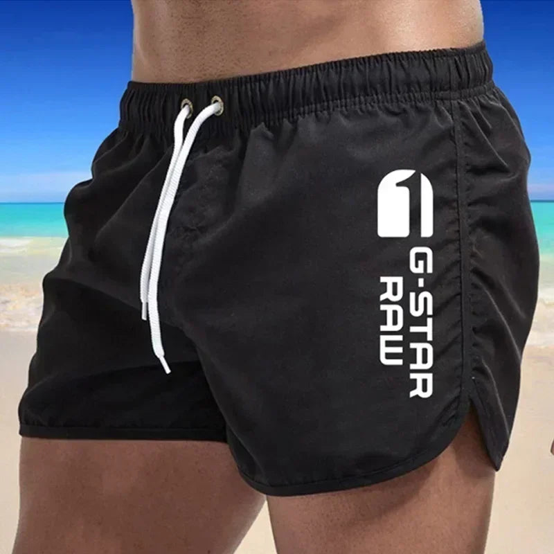 WaveFlex Men's Beach Swim Shorts Rich Allure