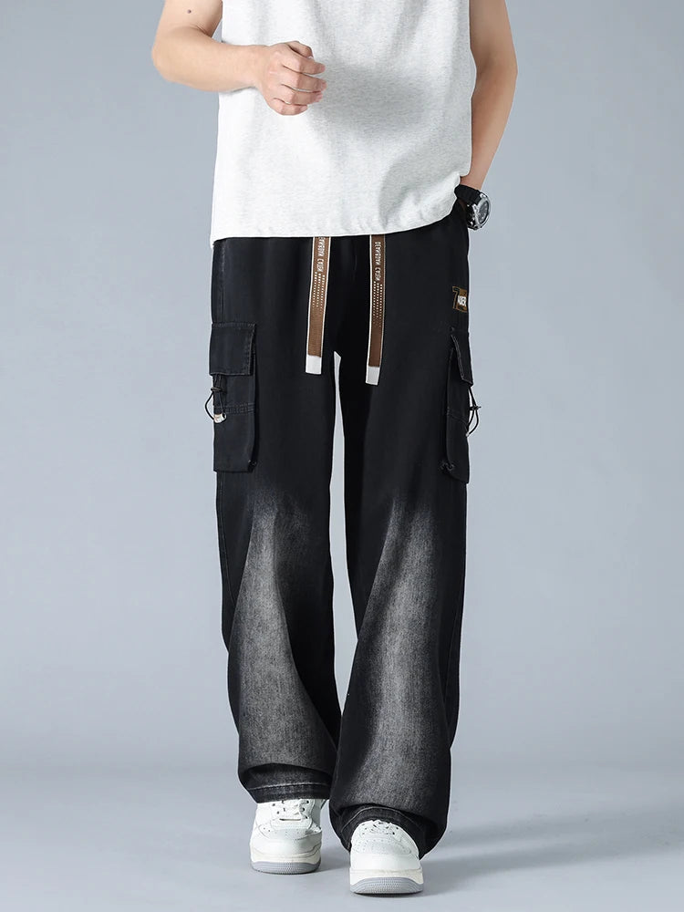 Urban Ease Wide Leg Cargo Jeans