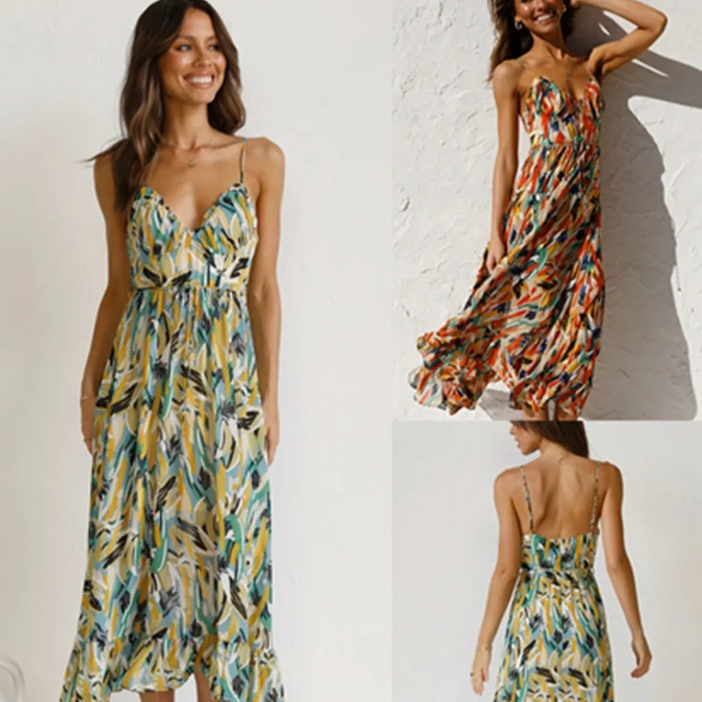 Fungus Edge Elegance Maxi Dress