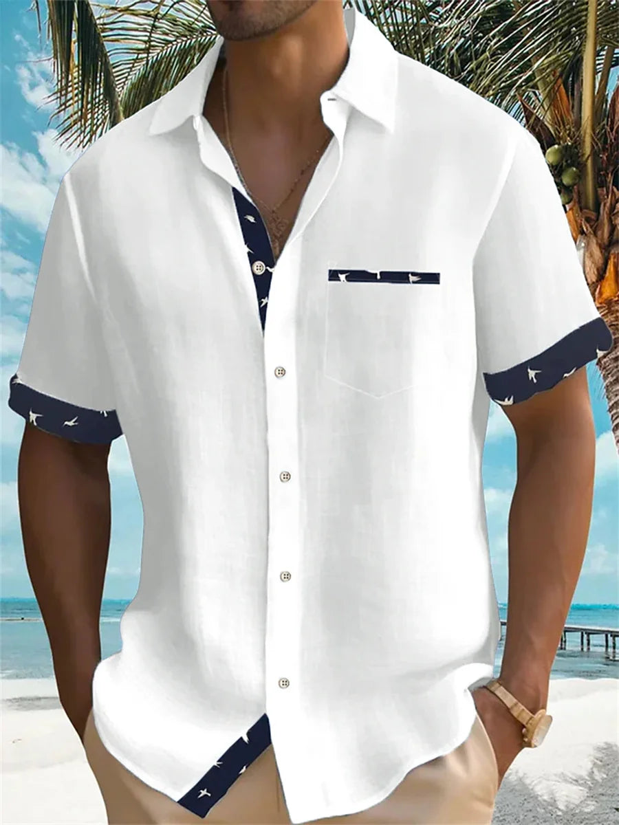 Tropic Vibe Men's Beach Shirt