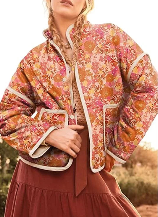 Boho Blossom Padded Jacket