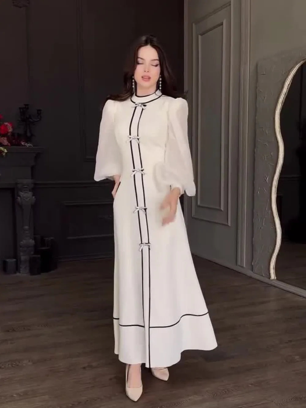 Noor Grace Embellished Kaftan Gown