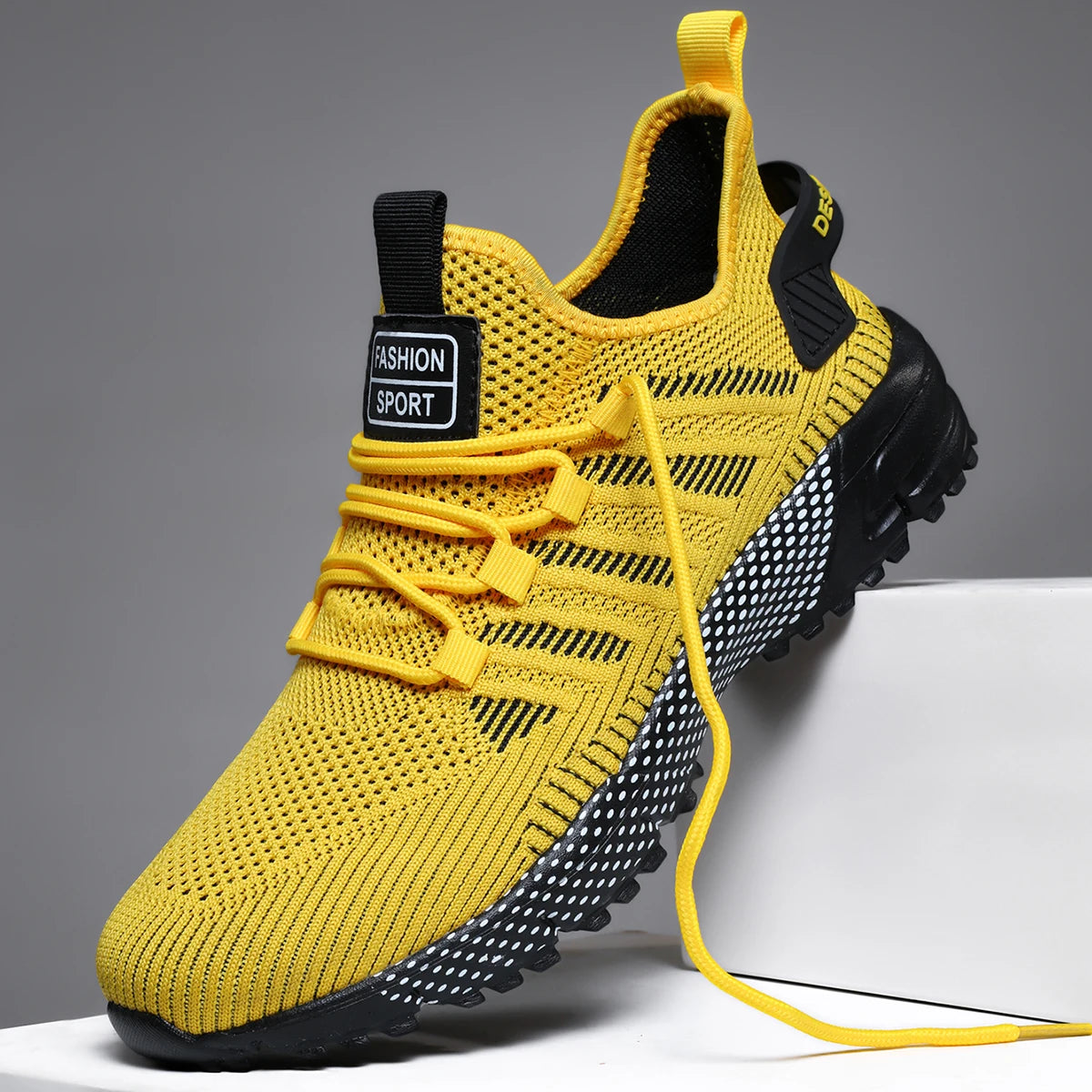 Aero Stride Mesh Lightweight Sport Sneakers Rich Allure