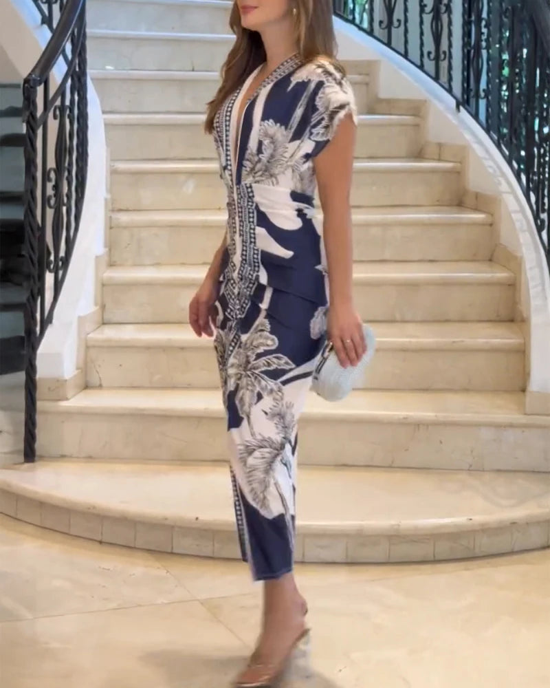 Island Muse Ruffle Cinch Dress