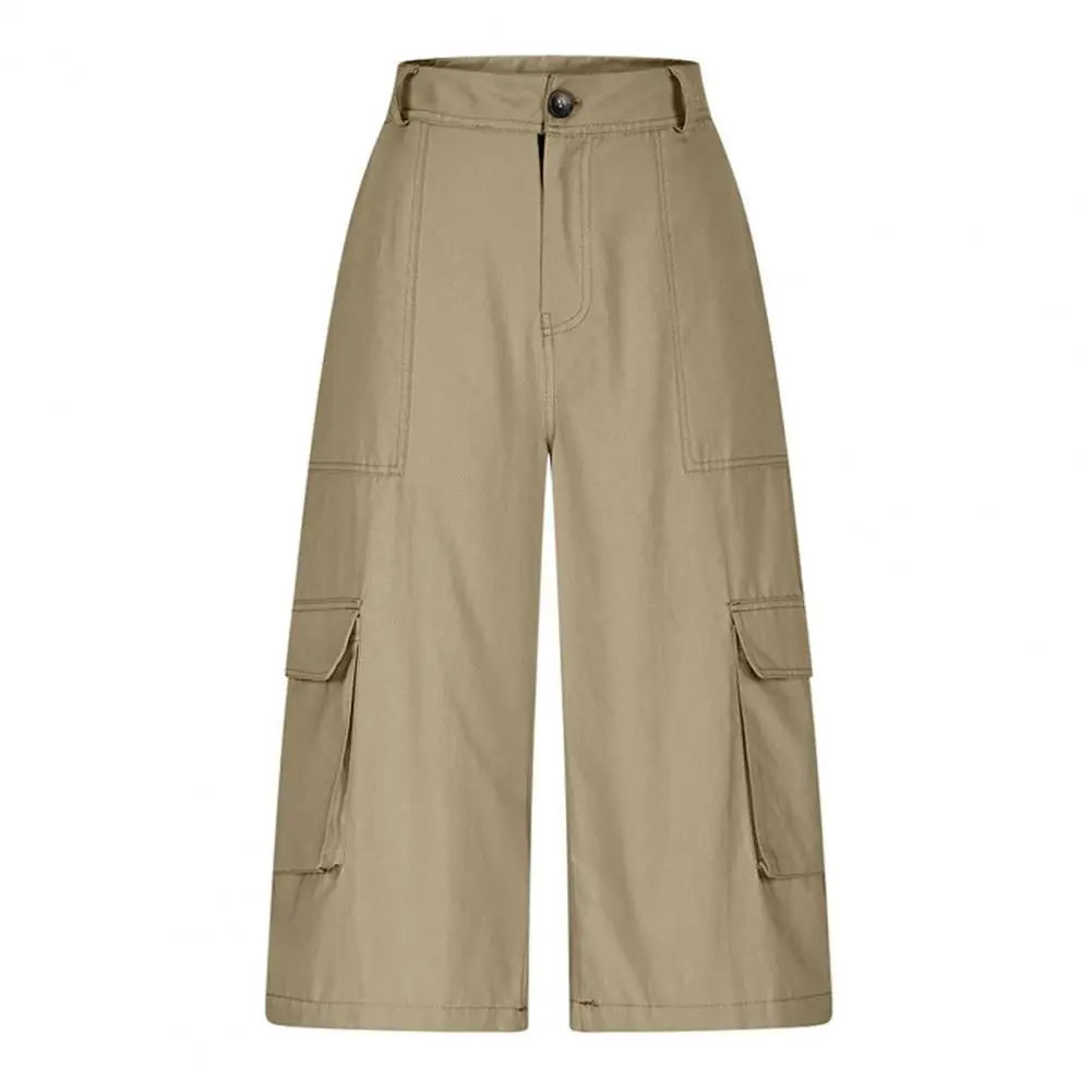 Flow Ease Mid-Waist Cropped Pants