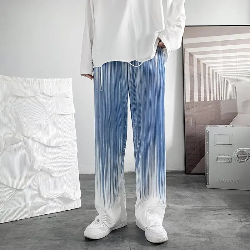 Silken Flow Harajuku Wide Leg Pants