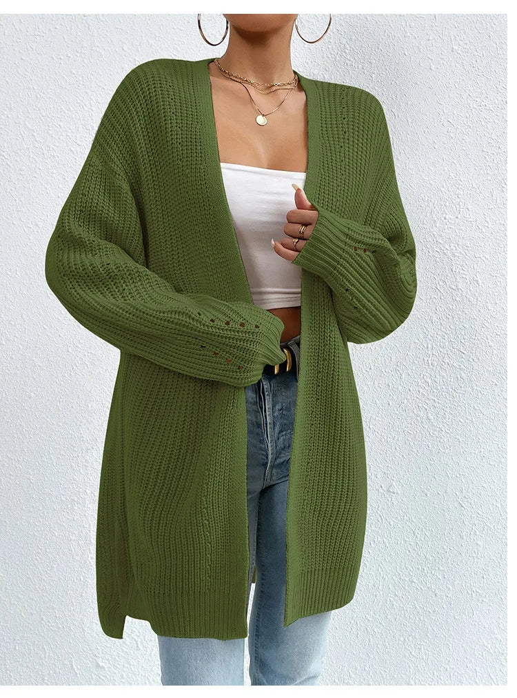 Luxe Ease Long Summer Knit Cardigan