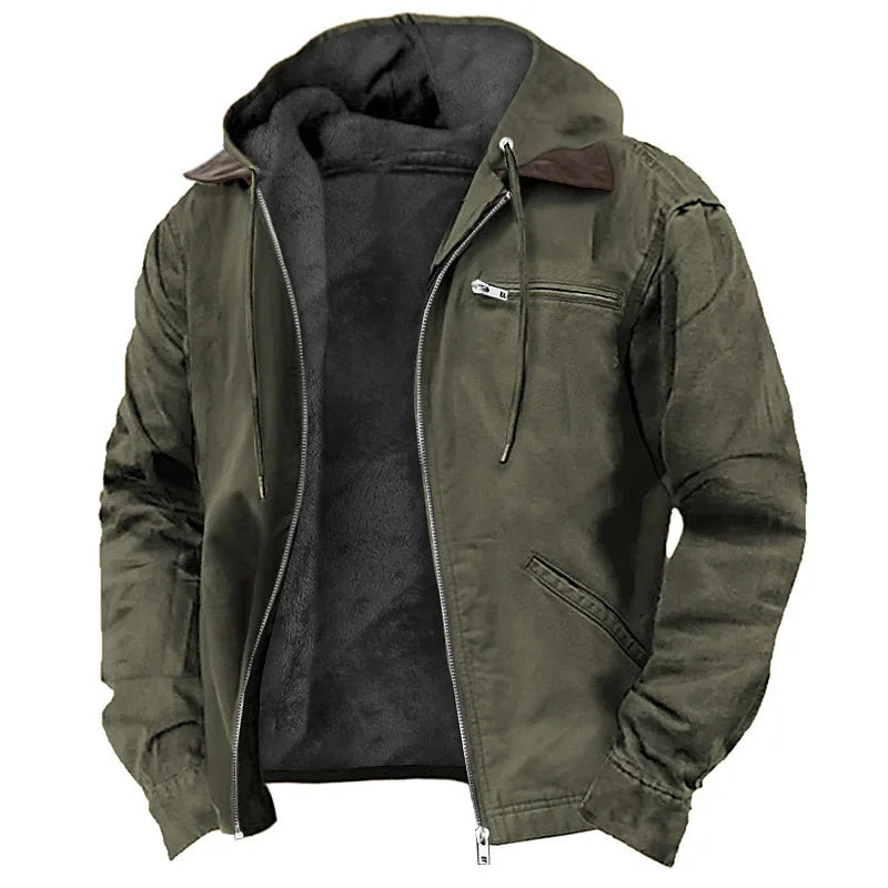 Frost Core Cotton Hooded Zip Jacket