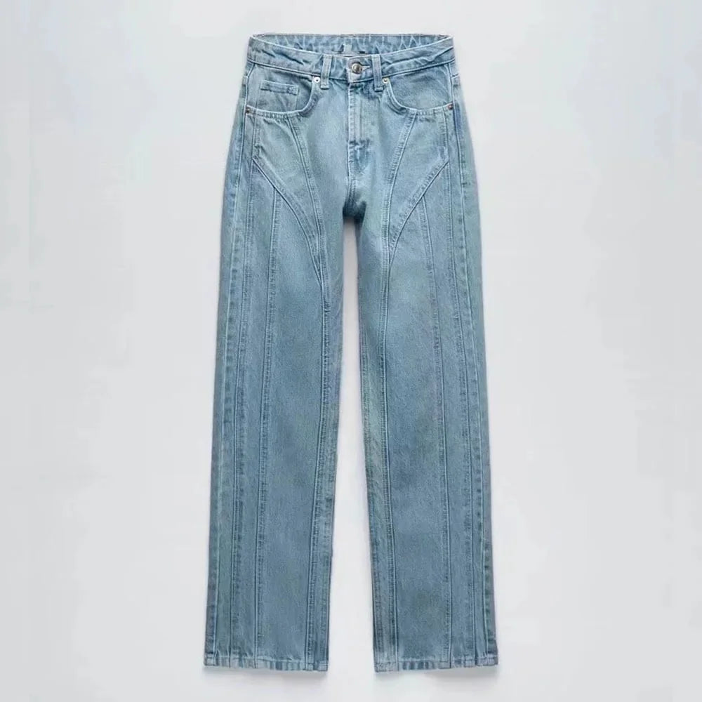 Retro Charm Cropped Denim Navel Jacket
