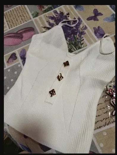French Style Cross-Knit Camisole