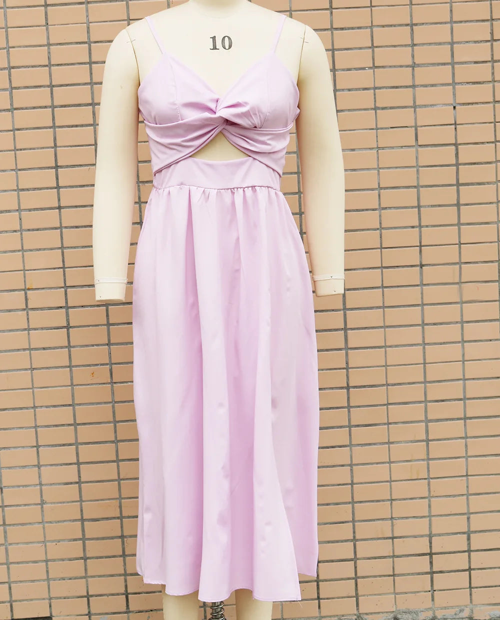 Backless V-Neck Camis Dress