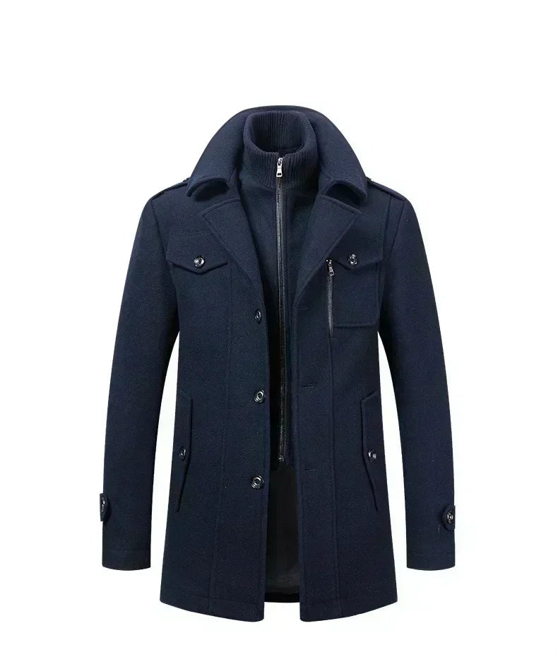 Regent Frost Wool Business Coat Rich Allure