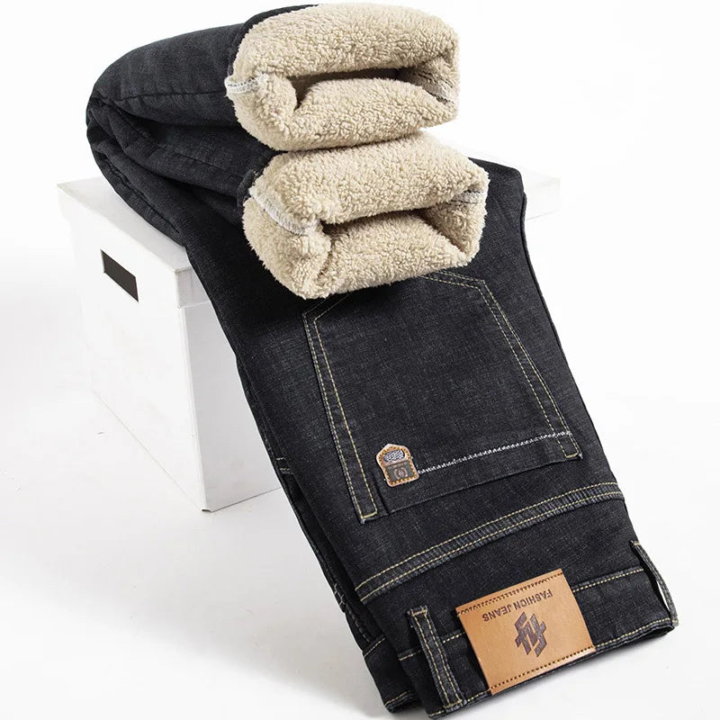 FrostFlex Fleece Lined Denim Jeans Rich Allure