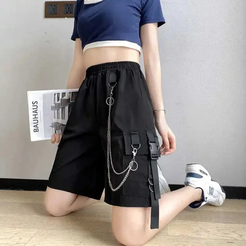 Urban Flare High Waist Shorts Rich Allure
