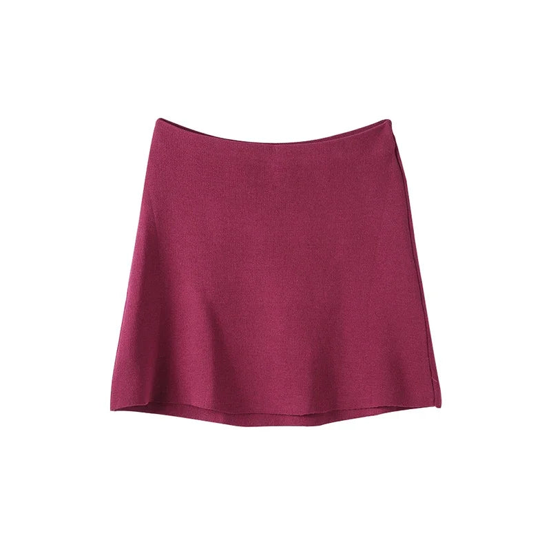 Knit Sweater Skirt Set