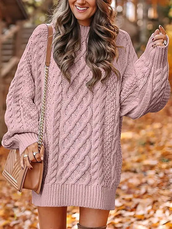 Cozy Nest Thick Knit Turtleneck