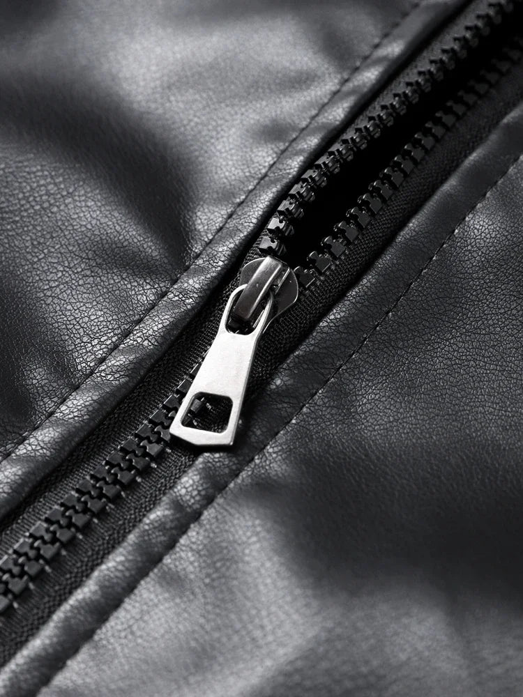 Moto Muse Vintage PU Crop Jacket