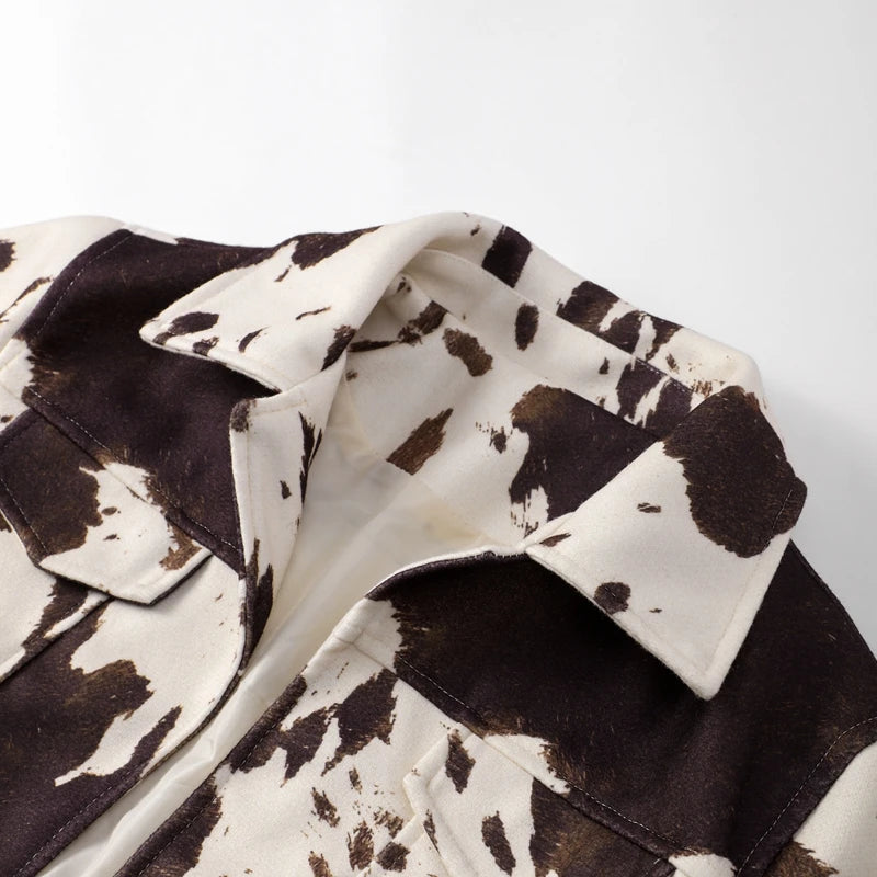 Spotted Style Vintage Short Jacket
