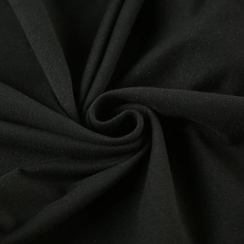 Lace Edge Slim V-Neck Long Sleeve Tee