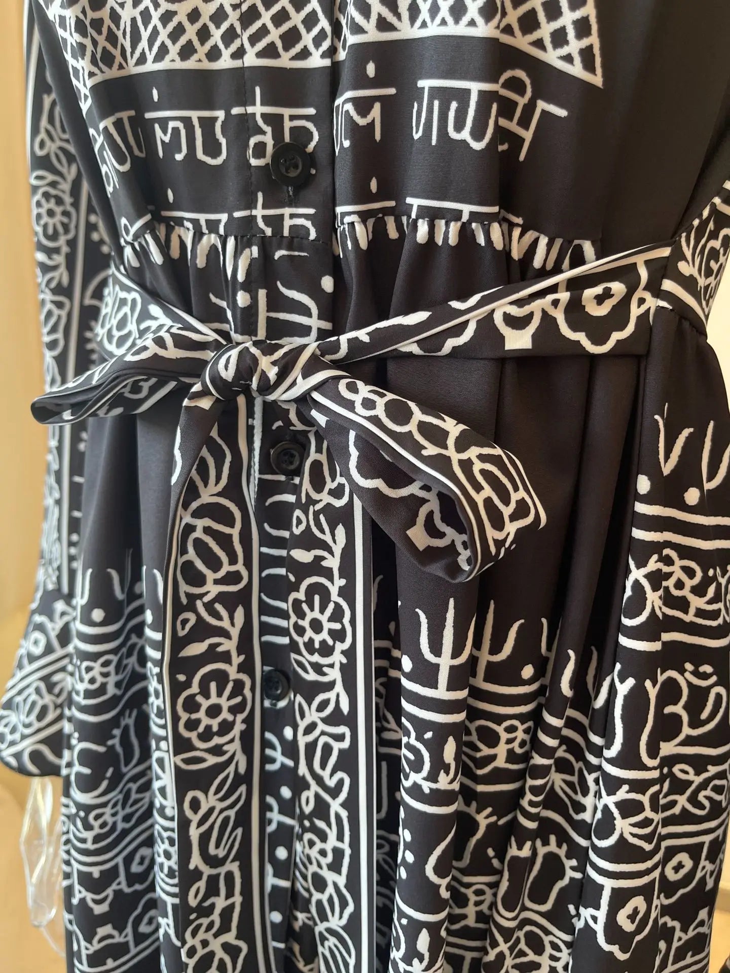 Boho Spirit Ethnic Print Maxi Dress