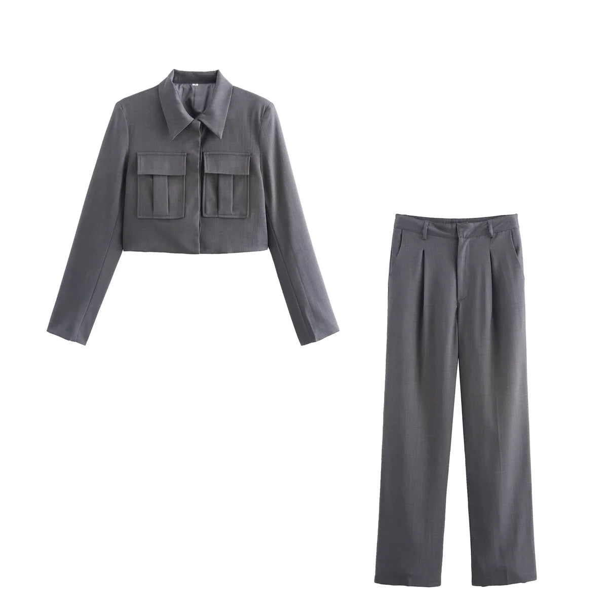 Casual Blazer Pants Set