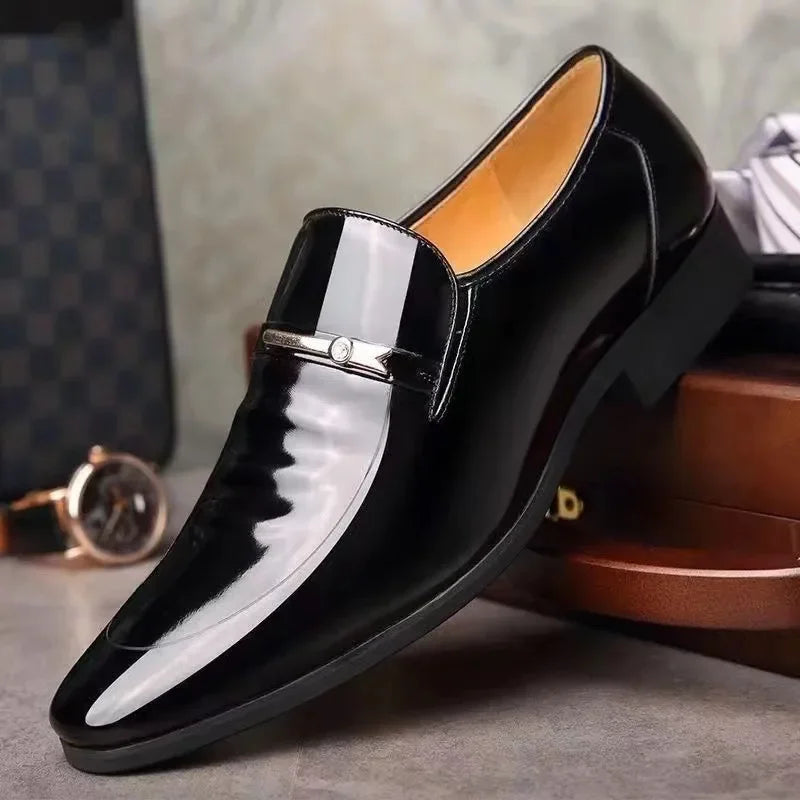 Imperial Gloss Black Oxford Shoes