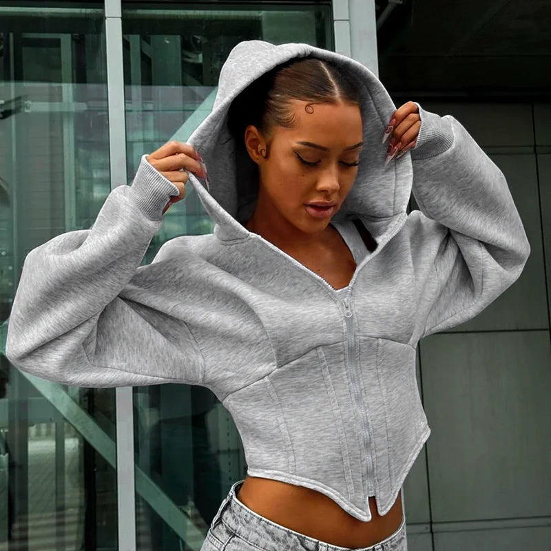 Cozy Nova Fleece Zip Hoodie Jacket