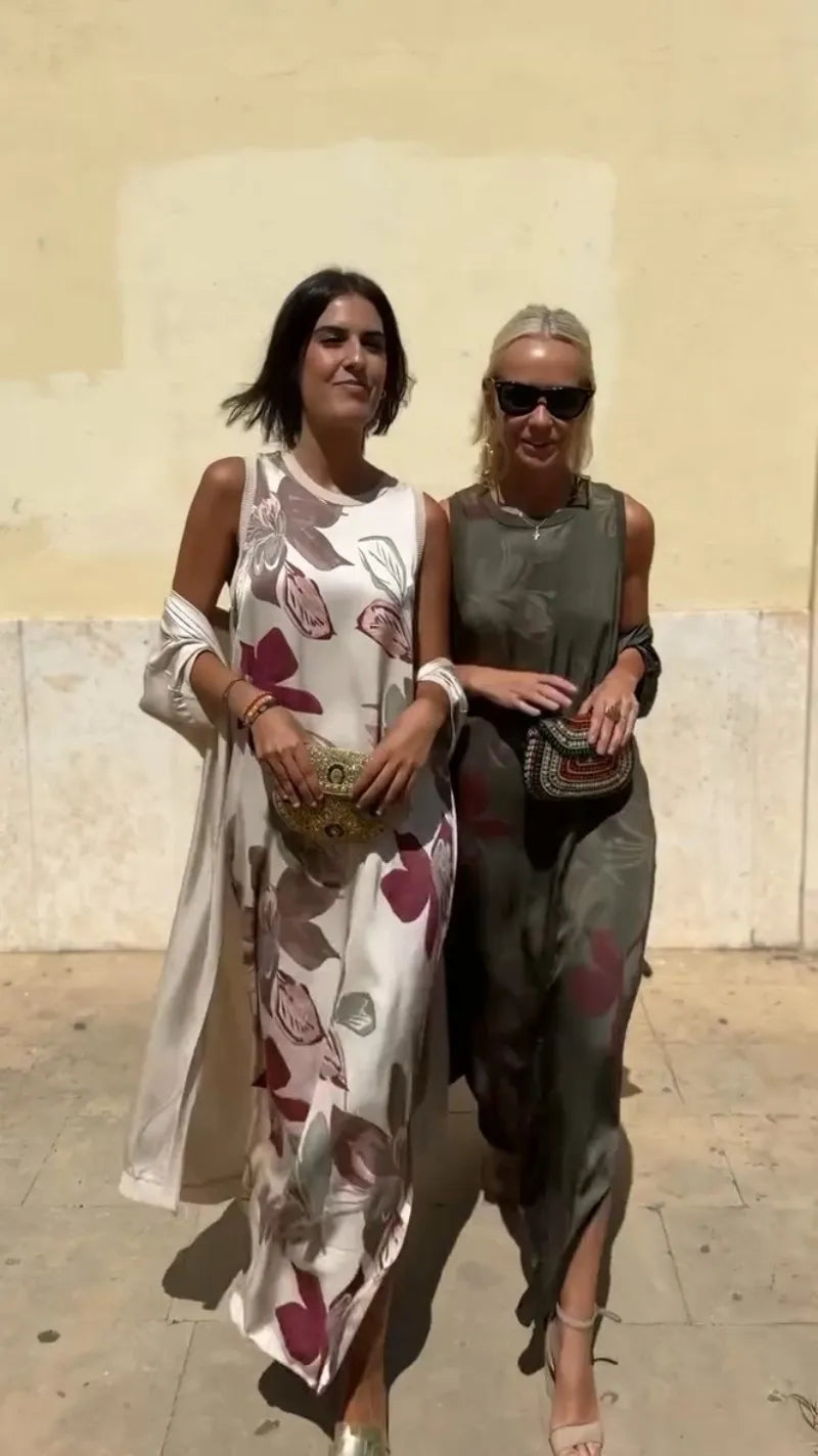 Boho Elegance Two-Piece Dress Set