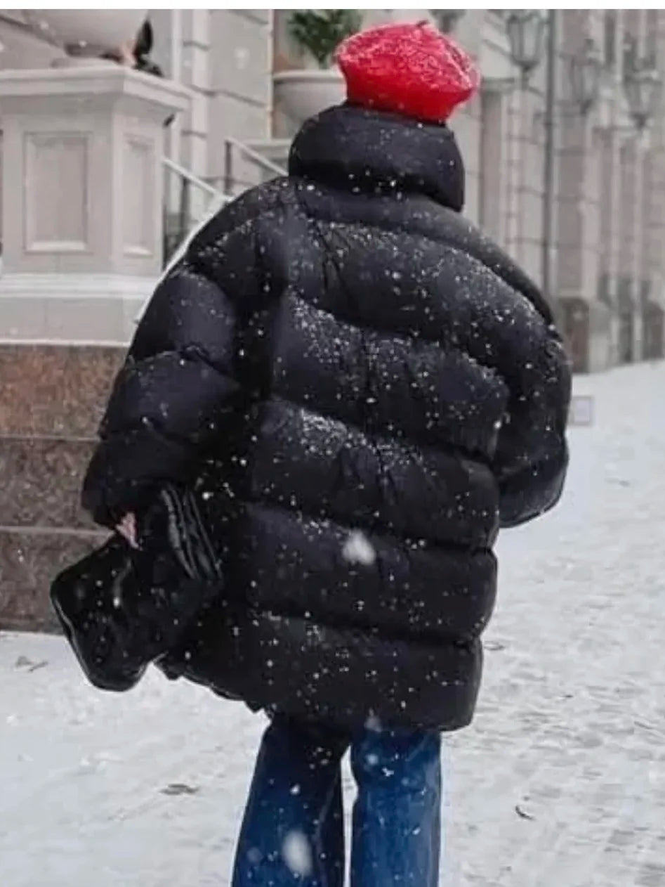 FrostAura Oversized Padded Parka Coat Rich Allure