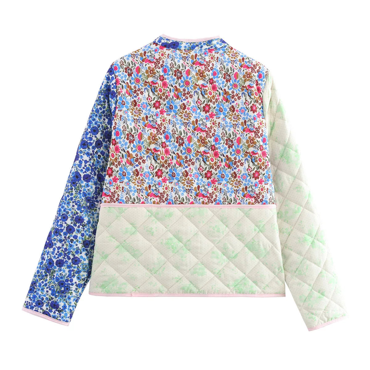 Blossom Muse Patchwork Cotton Jacket